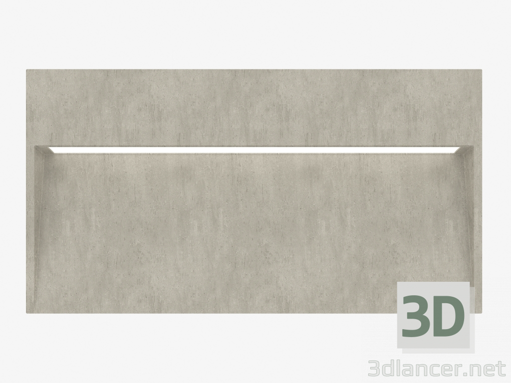 3d model Luminaria empotrable de pared CONCRETE WALL (C8050W) - vista previa