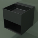 modello 3D Lavabo sospeso Giorno (06UN23301, Deep Nocturne C38, L 48, P 50, H 48 cm) - anteprima