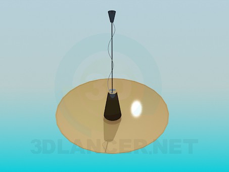 3D Modell Lampe-Platte - Vorschau