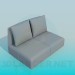 3d model Sofa - preview