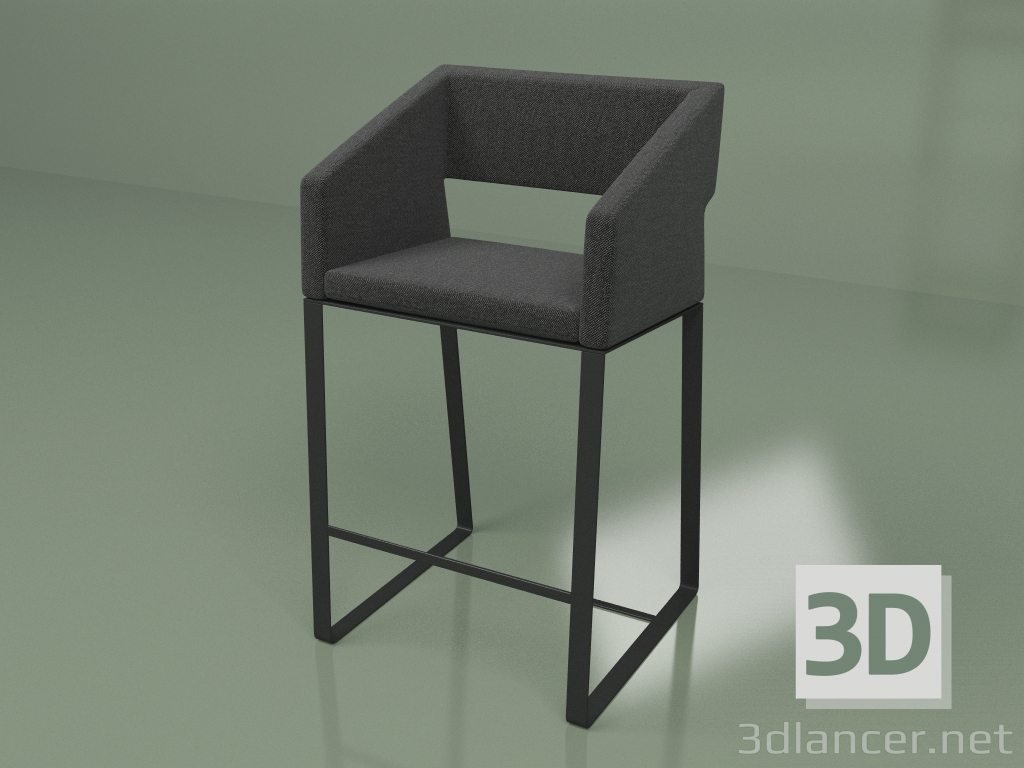 3d model Taburete alto BCA02 Confort - vista previa