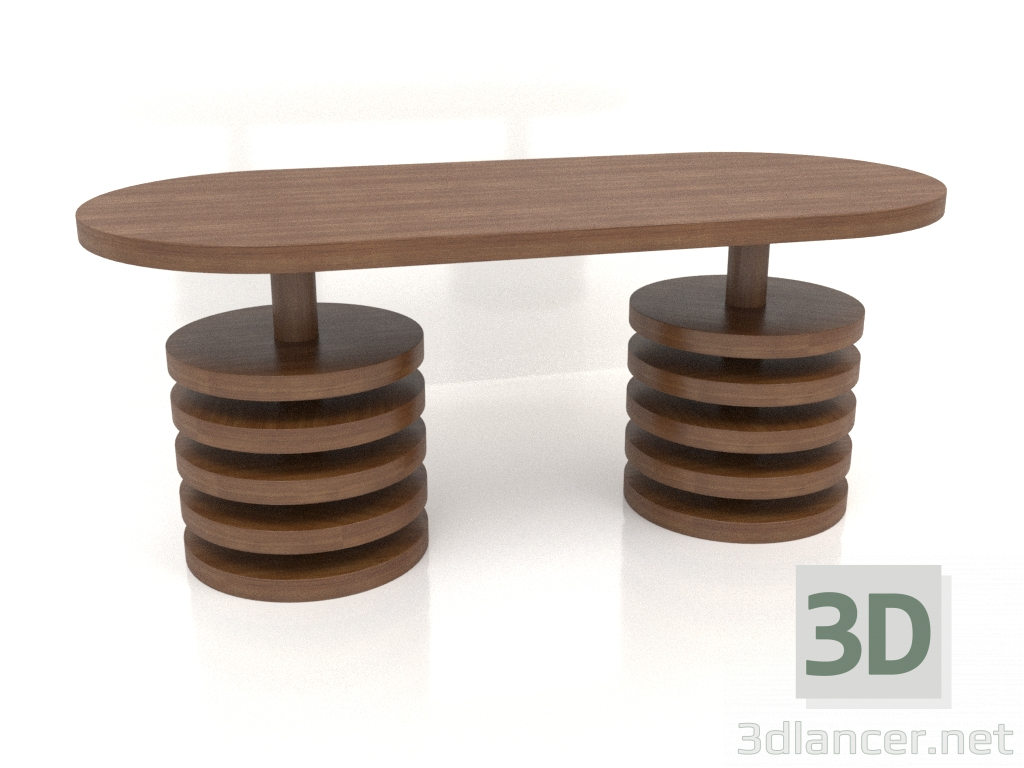 modèle 3D Table de travail RT 03 (1800x800x750, bois brun clair) - preview