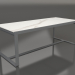 3d model Mesa de comedor 210 (DEKTON Aura, Antracita) - vista previa