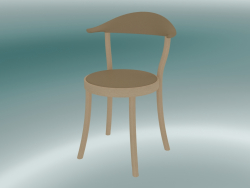 Chair MONZA bistro chair (1212-20, beech natural, caramel)