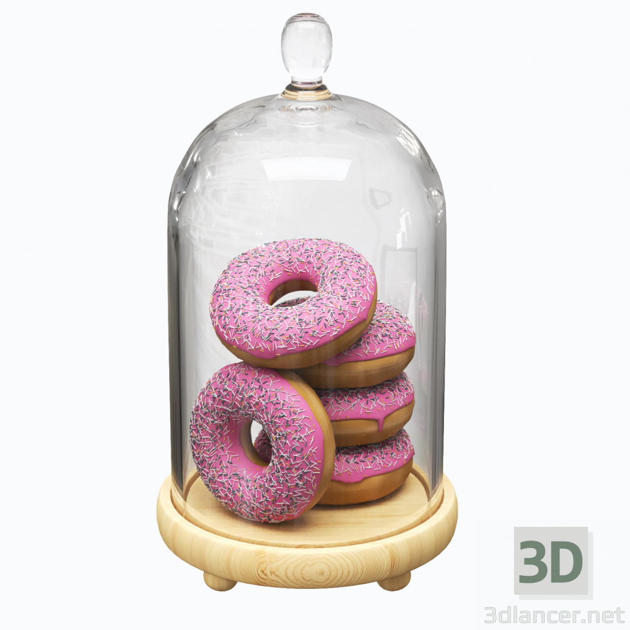 Donuts 3D modelo Compro - render