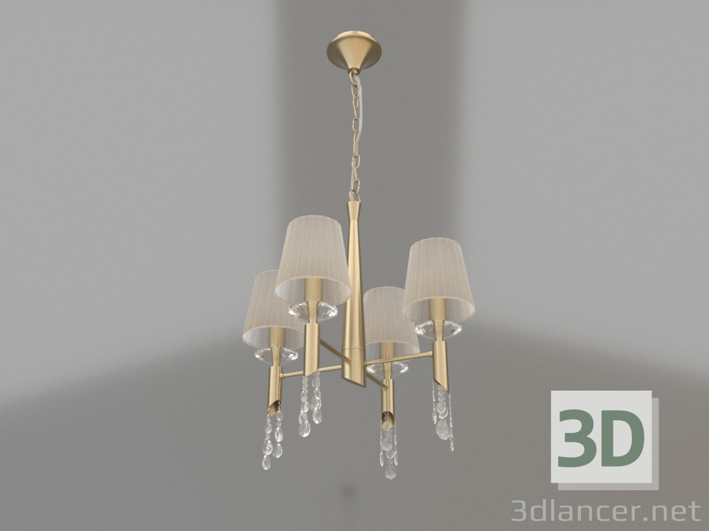 modèle 3D Lustre suspendu (3872) - preview