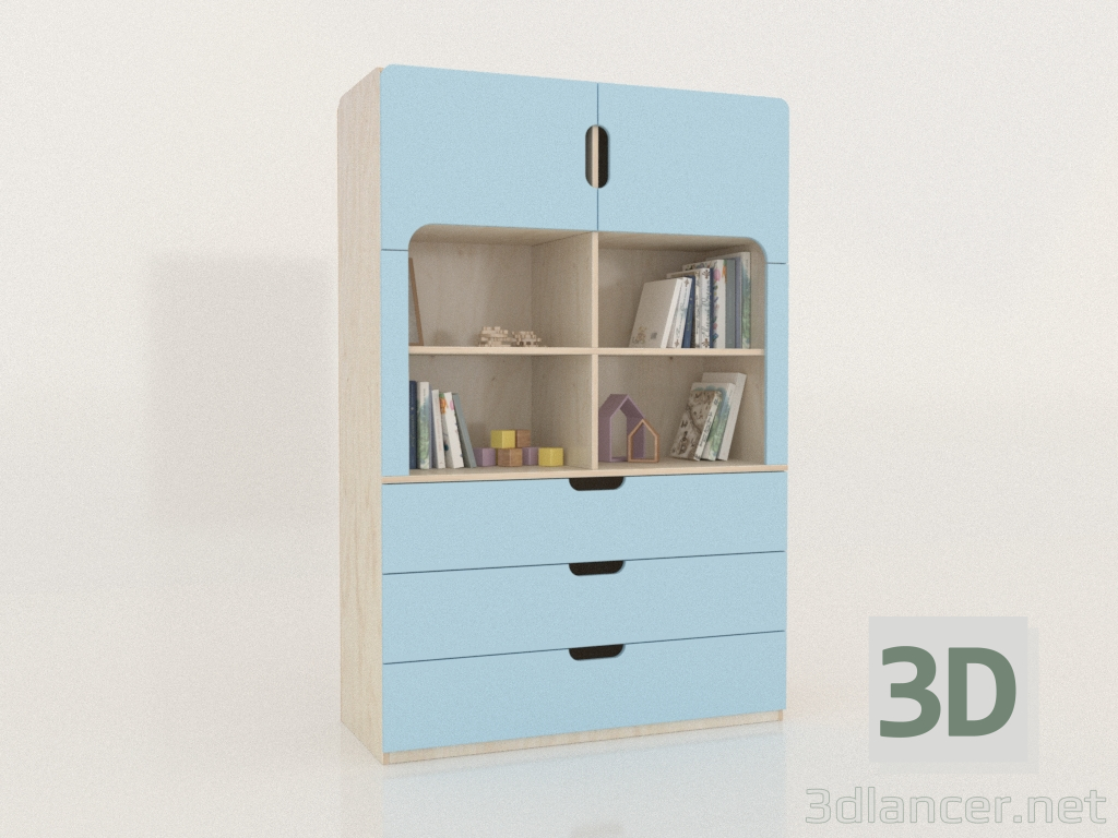 3d model Librería-cómoda MODE K (DBDKAA) - vista previa