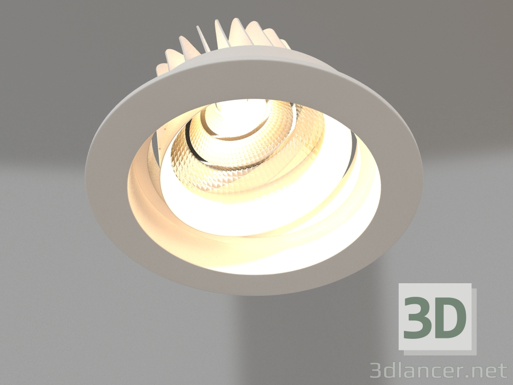 Modelo 3d Lâmpada LED LTD-140WH 25W branco quente 30 graus - preview