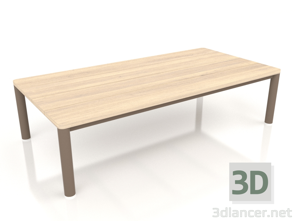 modèle 3D Table basse 70×140 (Bronze, bois Iroko) - preview