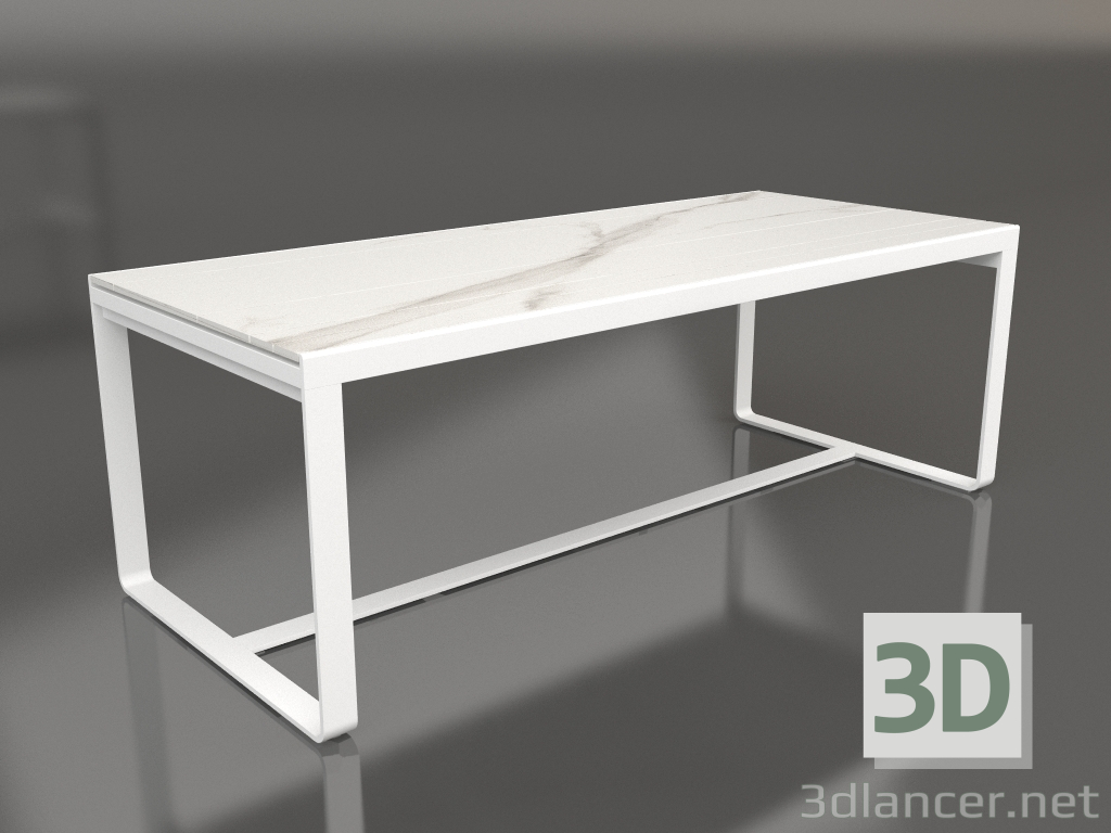 3d модель Стіл обідній 210 (DEKTON Aura, White) – превью