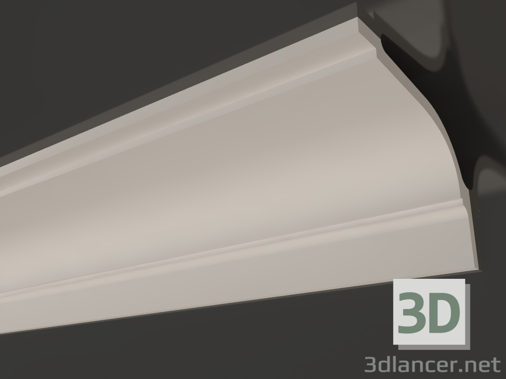 modello 3D Cornice soffitto in gesso alto KGP 005 1 (120x160) - anteprima