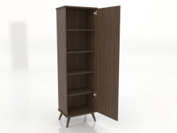 Mobile 3 600x450x2000 mm, opzione 2 (aperto, frassino noce alleggerito)