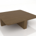 modèle 3D Table basse carrée PIETRA SQUARE - preview