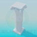 Modelo 3d Pedestal - preview