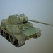 modèle 3D de MT-25 URSS Toon Tank * Grand * acheter - rendu