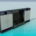 3d model Cabinet for TV - preview