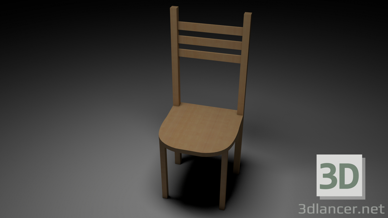 3d model Silla - vista previa