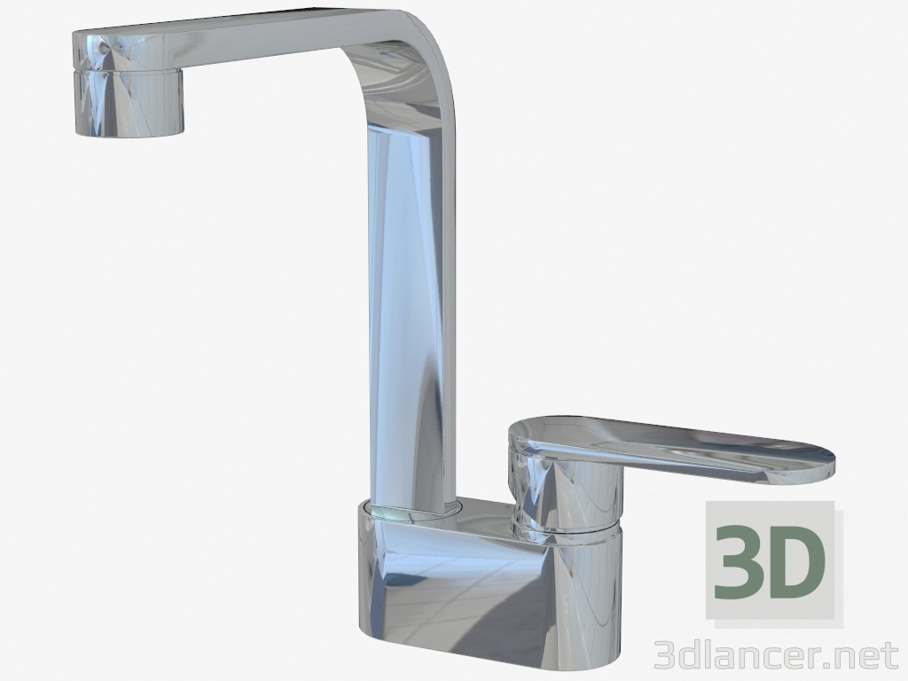 3d model Mezclador de lavabo monomando para uno (113055-F) - vista previa