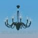 Modelo 3d Candelabro com luzes como velas - preview