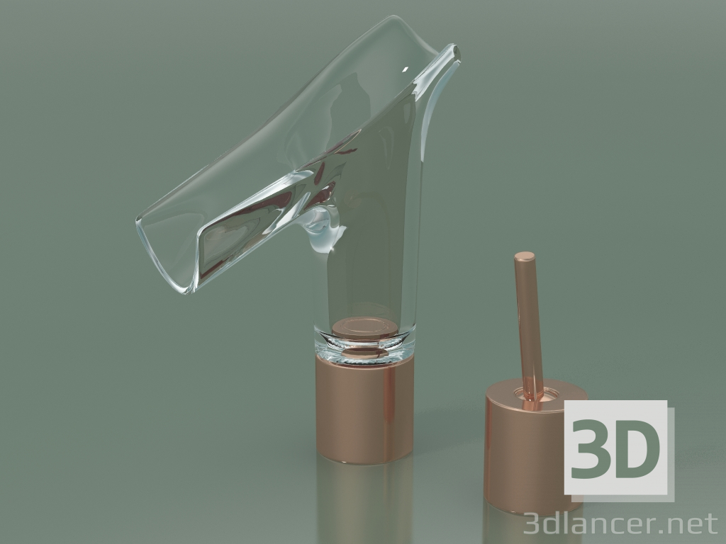 3d model 2-hole basin mixer 110 (12115300) - preview