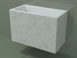 Lavabo de pared (02R143101, Carrara M01, L 72, P 36, H 48 cm)