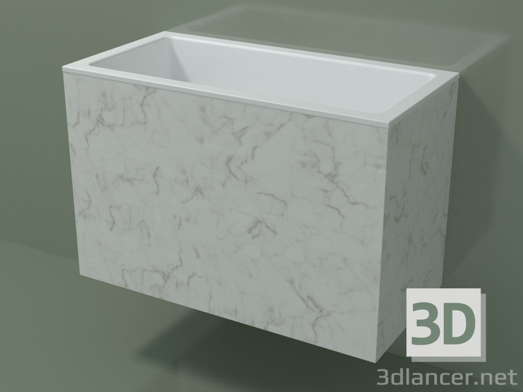 modèle 3D Lavabo suspendu (02R143101, Carrara M01, L 72, P 36, H 48 cm) - preview