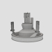 3d Candlestick model buy - render