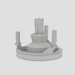 3d Candlestick model buy - render