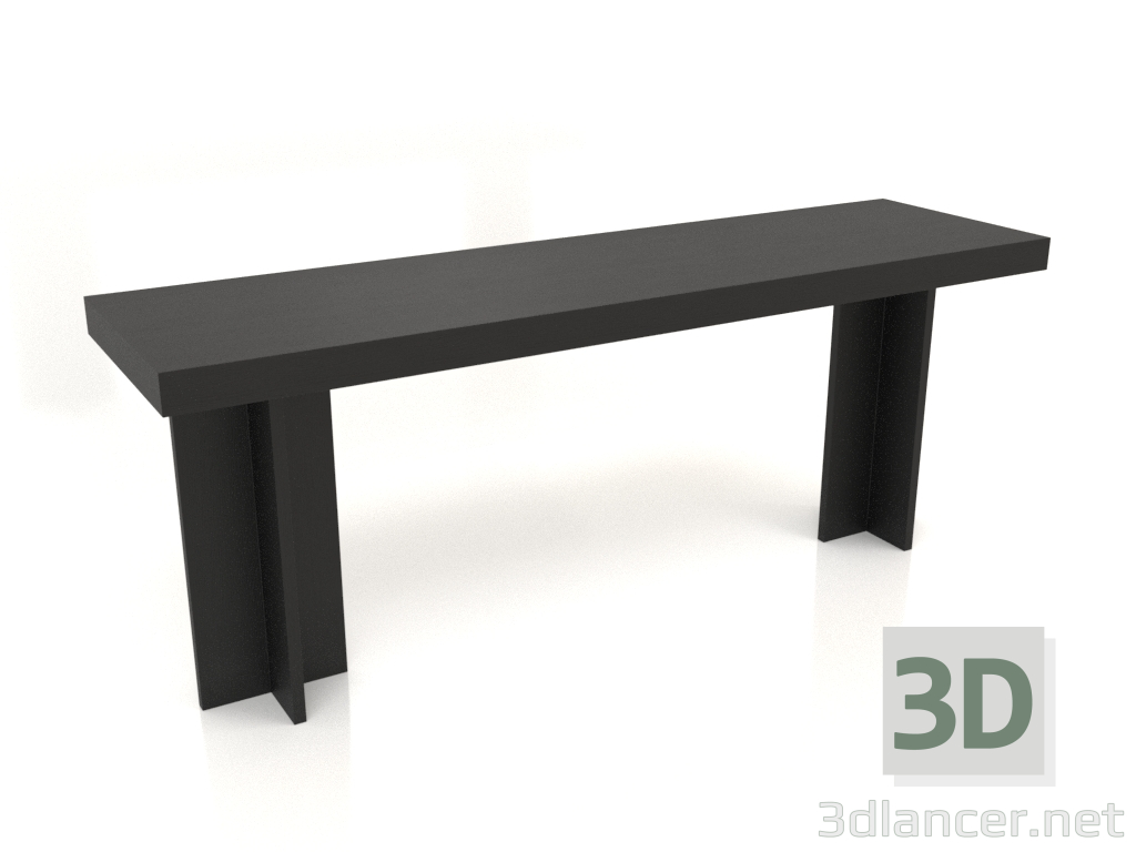 3d модель Стіл робочий RT 14 (2000х550х775, wood black) – превью