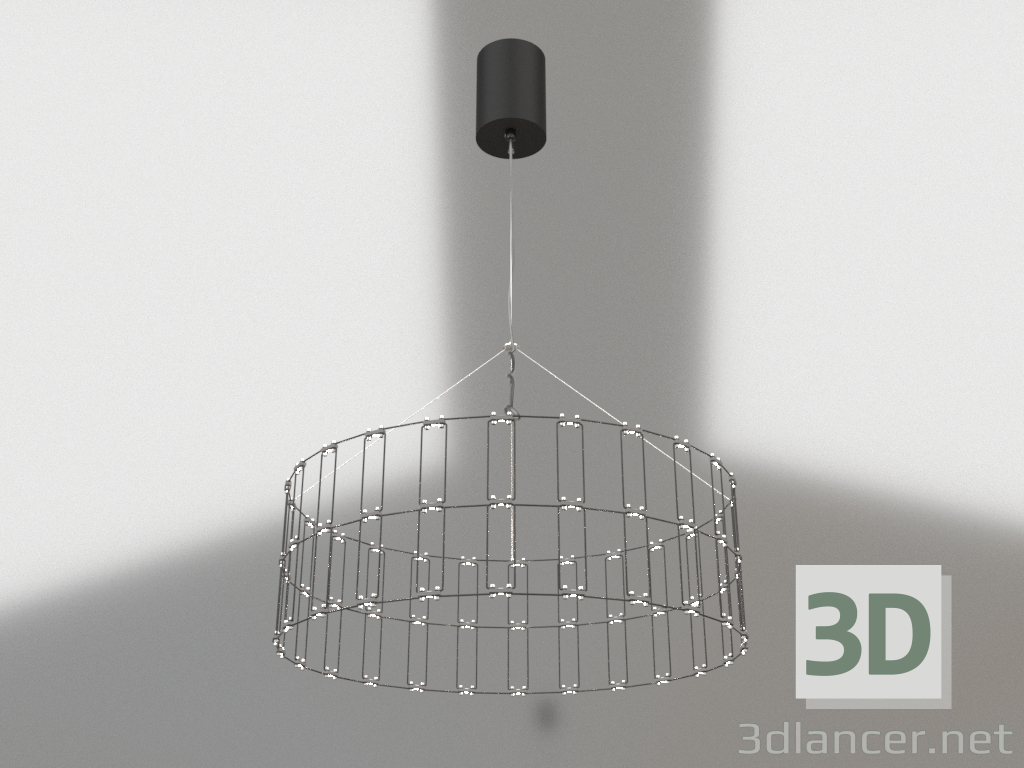 3D Modell Pendelleuchte AURA - Vorschau