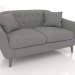 3D Modell Sofa Stockholm 2-Sitzer (grau) - Vorschau