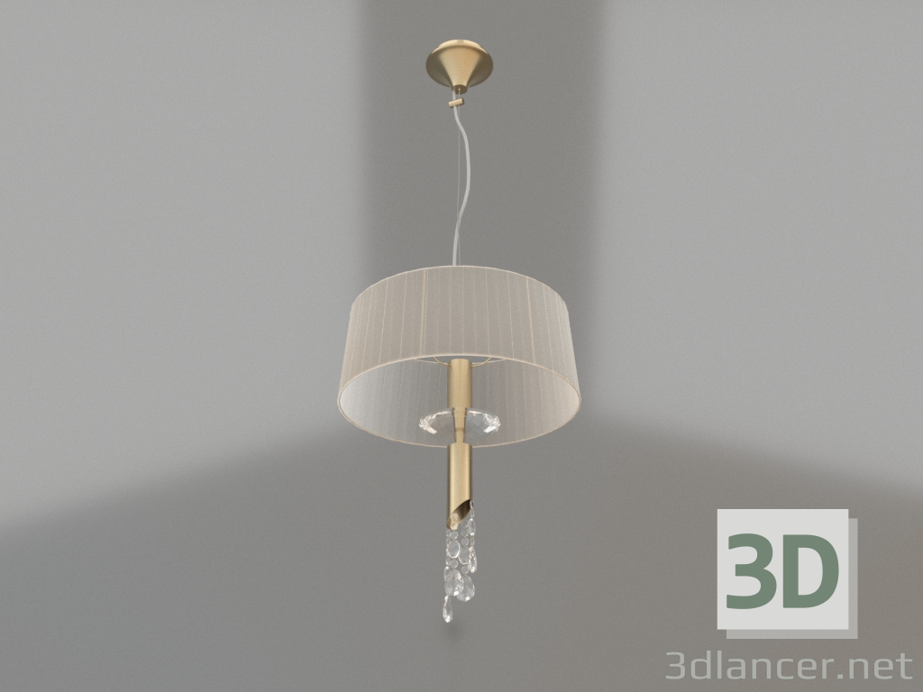 modèle 3D Lustre suspendu (3878) - preview