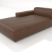 3d model Chaise longue 207 SOLO con reposabrazos bajo a la derecha - vista previa