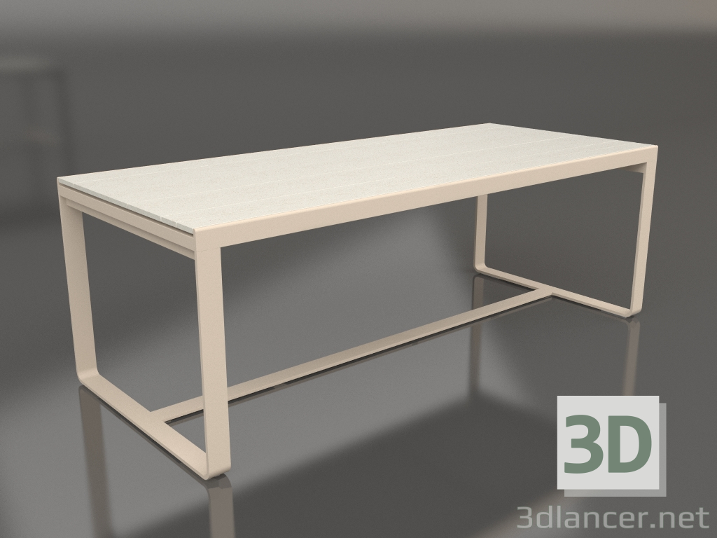 Modelo 3d Mesa de jantar 210 (DEKTON Danae, Areia) - preview