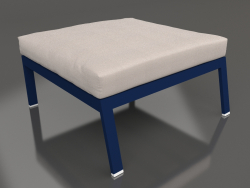 Module canapé, pouf (Bleu nuit)