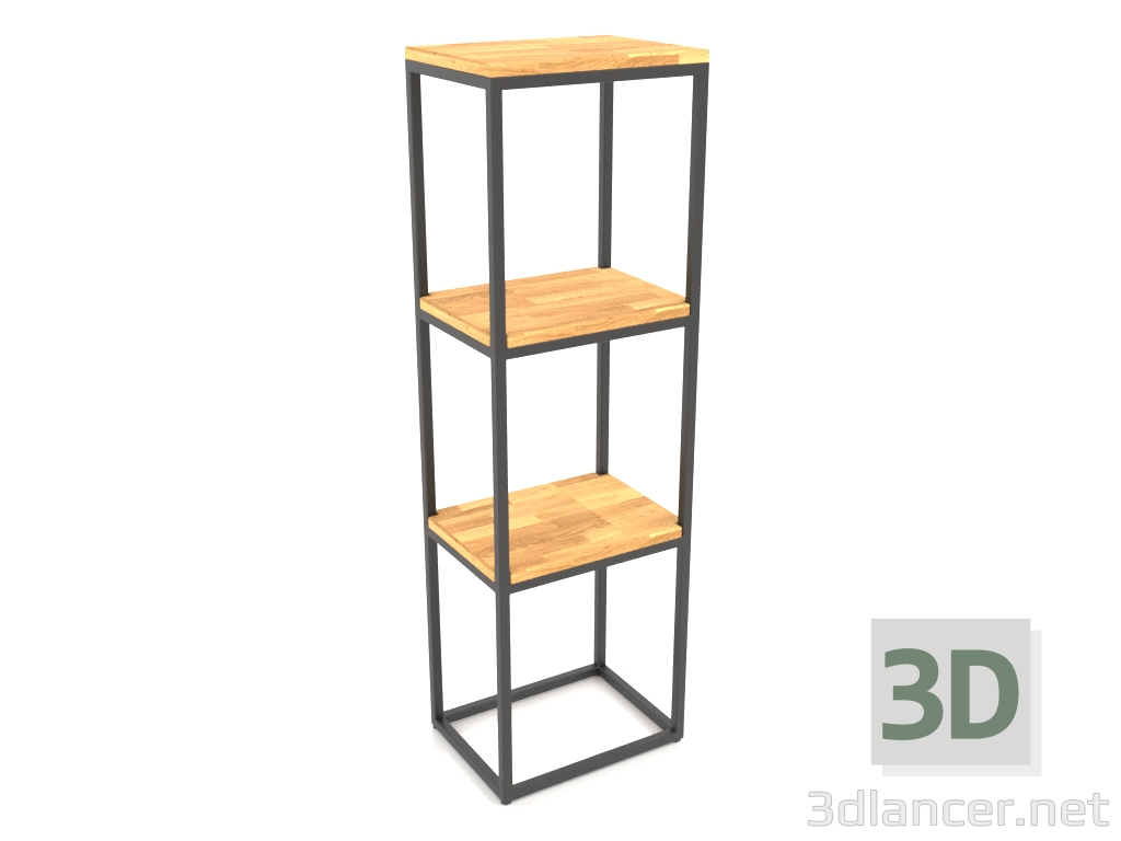 modèle 3D Etagère rectangulaire (PLANCHER BOIS, 40x30x128) - preview