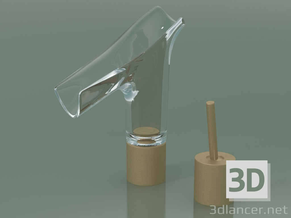 3D modeli 2 delikli lavabo bataryası 110 (12115140) - önizleme