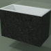 modèle 3D Lavabo suspendu (02R143101, Nero Assoluto M03, L 72, P 36, H 48 cm) - preview