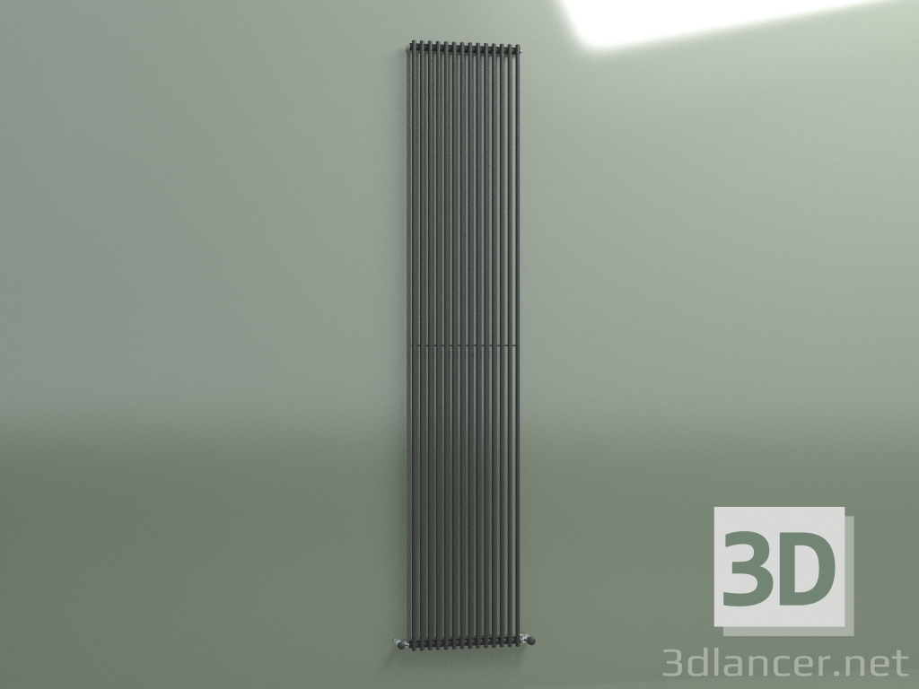 Modelo 3d Radiador vertical ARPA 1 (2520 14EL, transporte preto RAL 9005) - preview