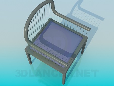 3d model Silla con cuerdas - vista previa