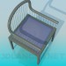 3d model Silla con cuerdas - vista previa