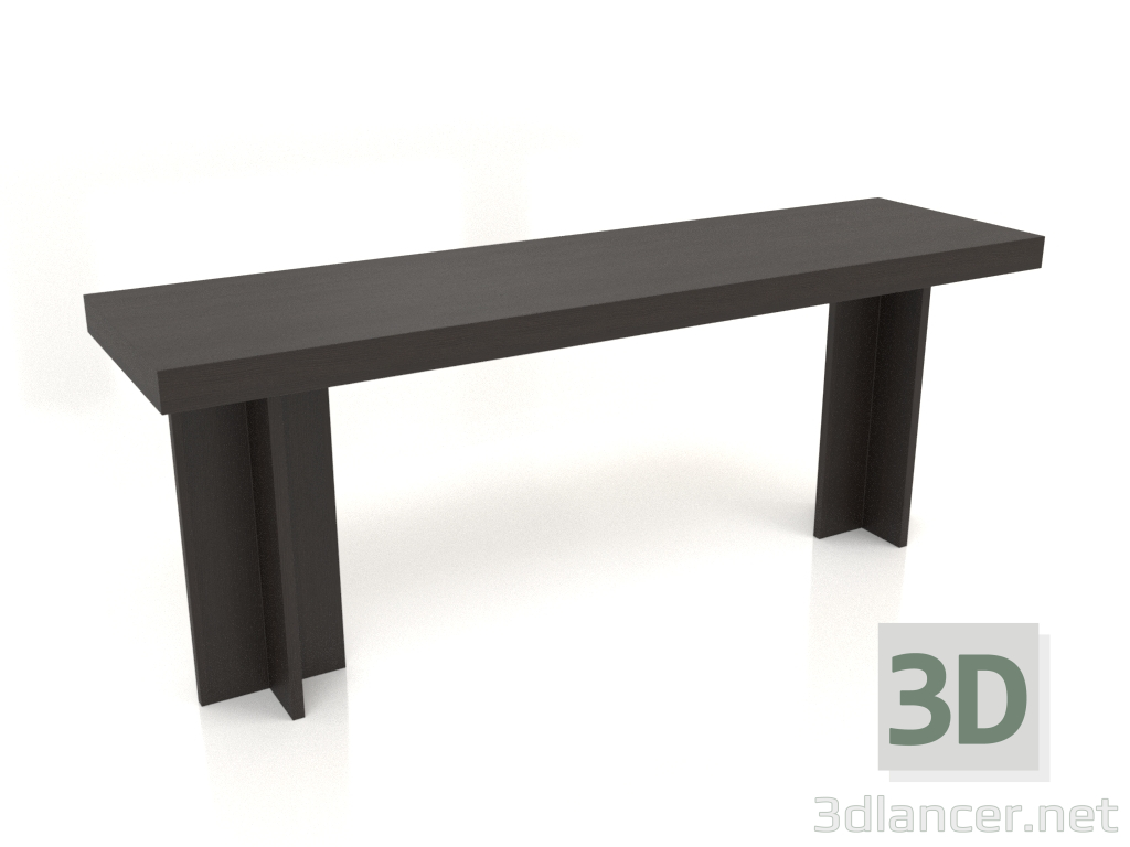 3d модель Стол рабочий RT 14 (2000х550х775, wood brown dark) – превью