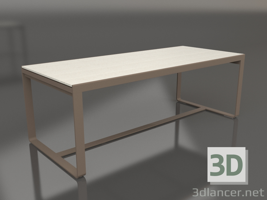 3d модель Стіл обідній 210 (DEKTON Danae, Bronze) – превью