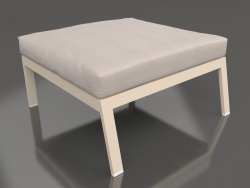 Module canapé, pouf (Sable)