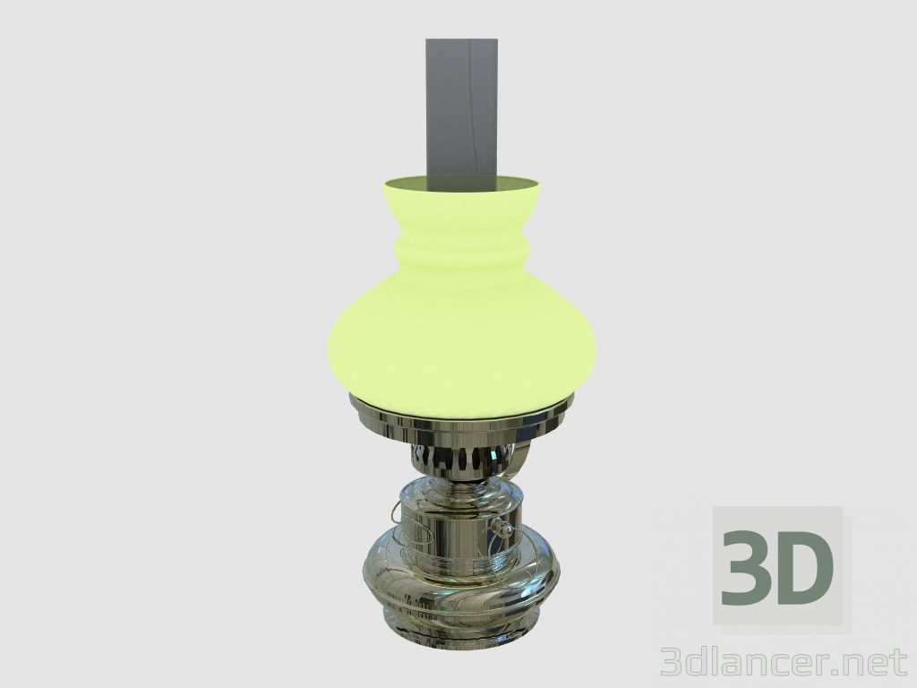 modèle 3D lampadaire - preview