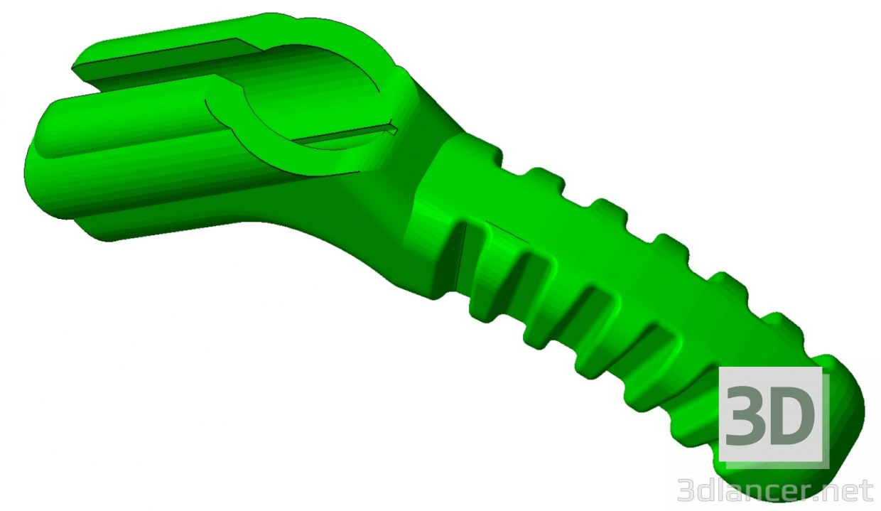 modello 3D Manico aerografo Iwata - anteprima