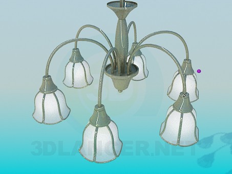 3d model Chandelier Bell - preview