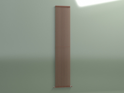 Radiateur vertical ARPA 1 (2520 14EL, brun cuivré RAL 8004)