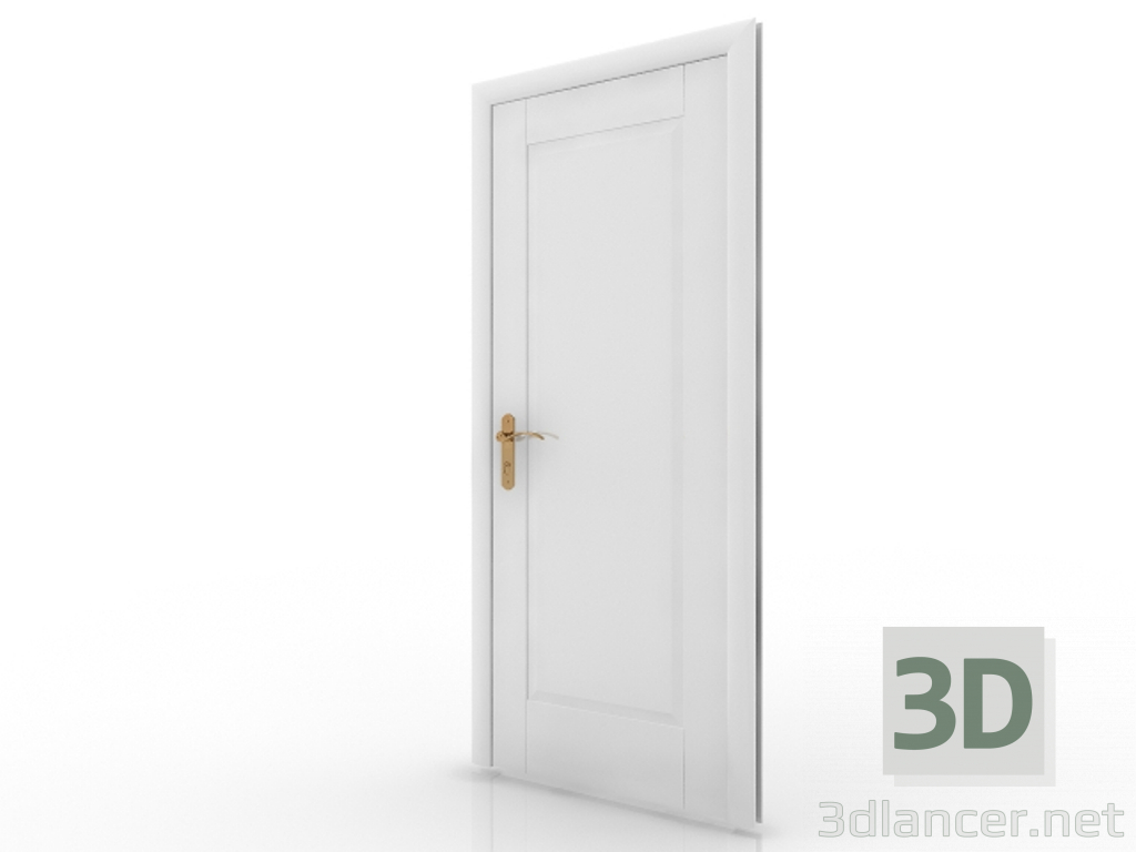 3d model Puerta interior - vista previa