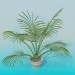 3d model house plant - preview